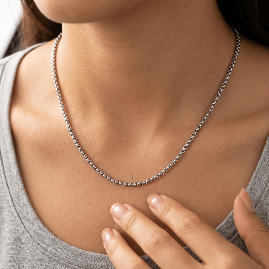 High-Quality Stainless Steel Necklace, Unisex
